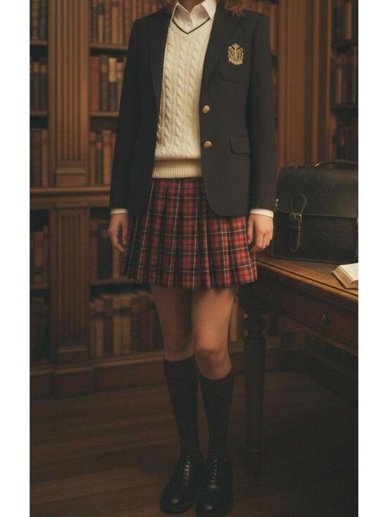 Liz Claiborne Dresses & Skirts - Liz Claiborn Plaid Pleated Skirt Red Blue Preppy School girl Academia Size 8 P